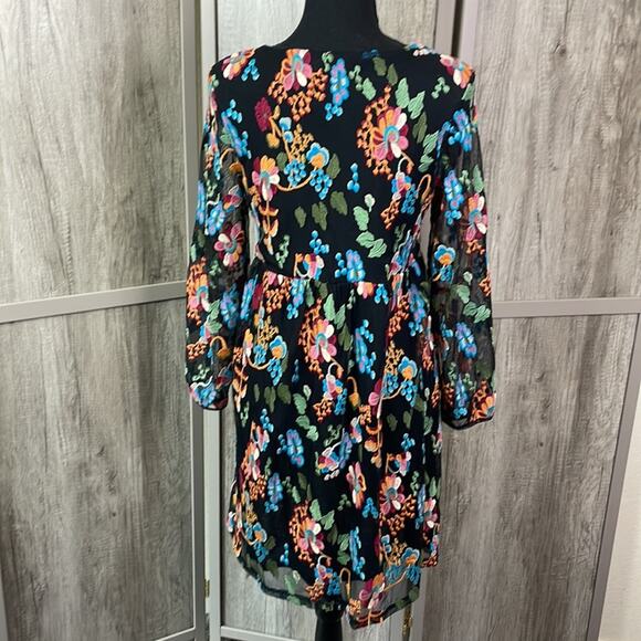 Philosophy boho floral embroidered midi dress women’s PM - Picture 7 of 15